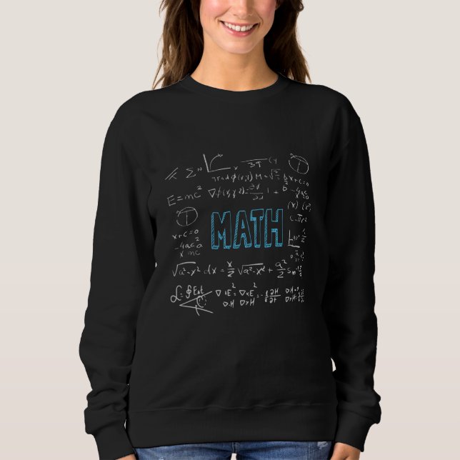 Sudadera Fórmulas matemáticas (Anverso)