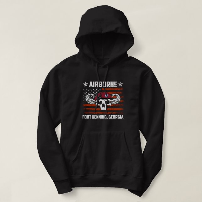 Sudadera Fort Benning Base del Ejército de GA-camiseta aére (Diseño del anverso)