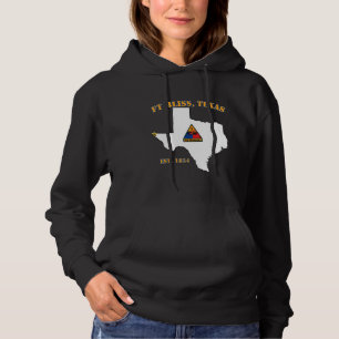 Sudadera Fort Bliss Base Militar Tx Primera División Armada