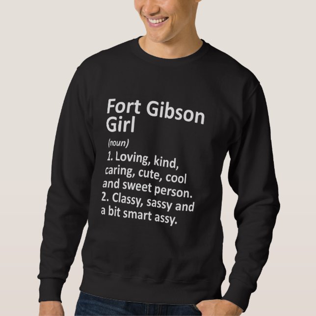 Sudadera Fort Gibson Chica Ok Oklahoma Funny City Home Root (Anverso)