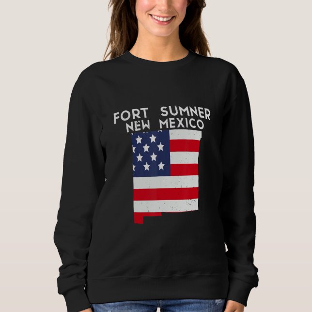 Sudadera FORT SUMNER USA State America Travel New Mexican N (Anverso)