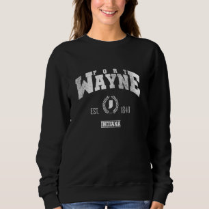 Sudadera Fort Wayne EN Indiana Vintage Throwback
