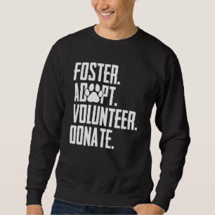 Sudadera Foster adopta refugio de animales de rescate de vo