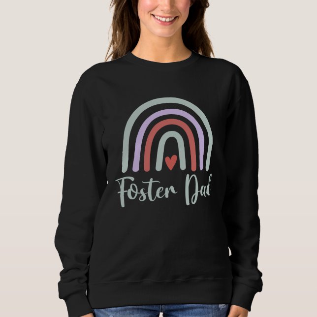 Sudadera Foster Dad Parent Adoption Foster Care for Father (Anverso)