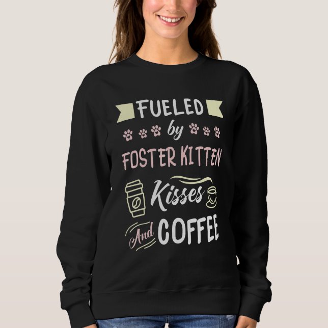 Sudadera Foster Kitten Rescue Mamá Café (Anverso)