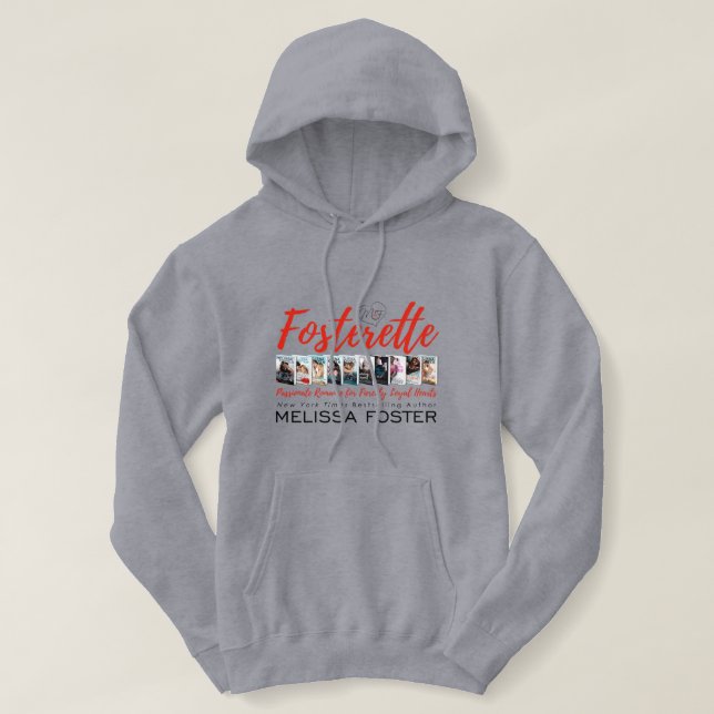 Sudadera Fosterette Gray Hoodie (Diseño del anverso)
