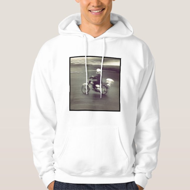 Sudadera Foto cuadrada - Motocicleta rápida (Anverso)