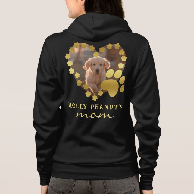 Sudadera Foto de amante de la mascota de la parrilla del co (Reverso)