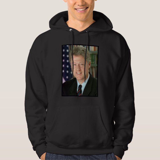 Sudadera Foto de la Casa Blanca del presidente Bill Clinton (Anverso)