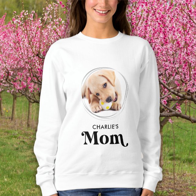 Sudadera Foto de Mascota de Cachorro Retro Dog MOM (Subido por el creador)