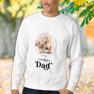 Sudadera Foto de Mascota de Cachorros de Perro Retro DAD