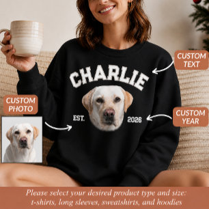 Sudadera Foto de mascota personalizada con rostro para mamá