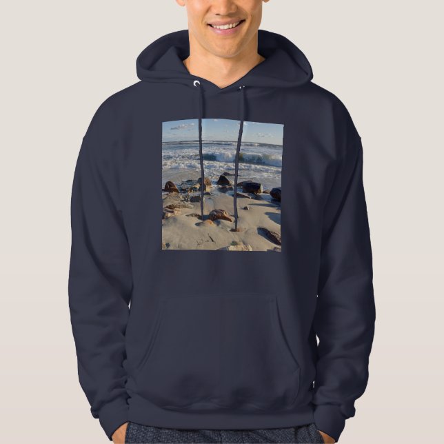 Sudadera Foto de Olas del Océano Atlántico (Anverso)