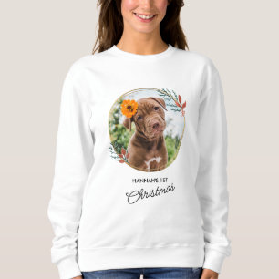 Sudadera Foto de perro personalizada por Navidades mascotas