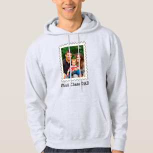 Sudadera Foto del mejor personalizado de papá de primera cl