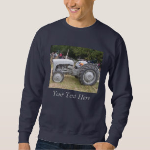 Sudadera foto del tractor vintage de fergison massey gris
