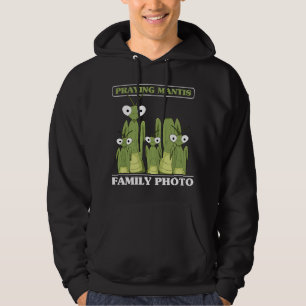 Sudadera Foto divertida de la familia de la mantis religios