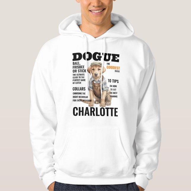 Sudadera Foto Mascota personalizado personalizada (Anverso)