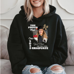 Sudadera Foto personalizada, orgullosa madre de un graduado