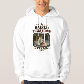 Sudadera Foto Personalizada Raised Texas Tough