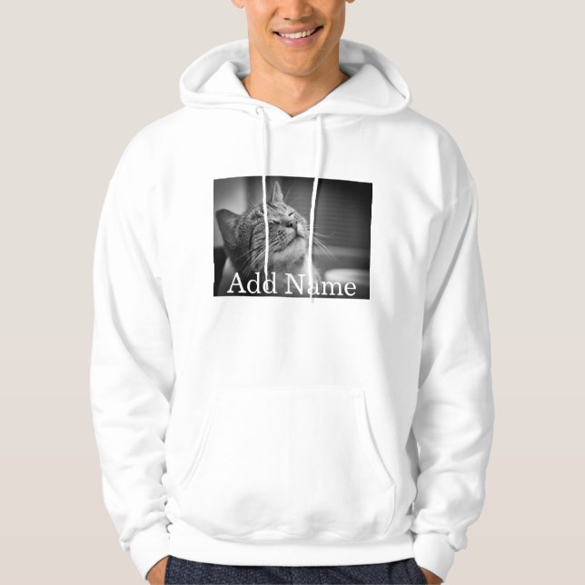 Sudadera Foto personalizado y nombre personalizado (Anverso)