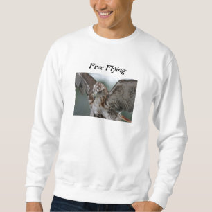 Sudadera Foto roja Sweatsirt del halcón de la cola del