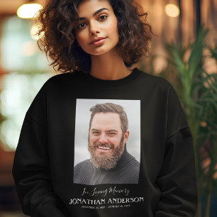 Sudadera Foto simple en memoria de funeral