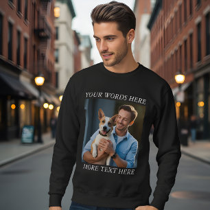 Sudadera Foto y mensaje personalizados