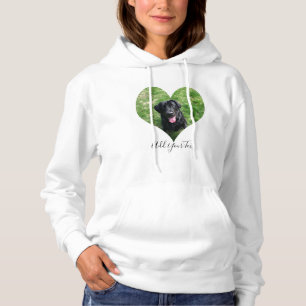 Sudadera Foto y nombre del Mascota de perro cardíaco perso