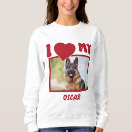 Sudadera Foto y nombre del Mascota personalizado