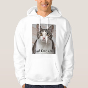 Sudadera Foto y nombre del Personalizado de Cat Lover Perso