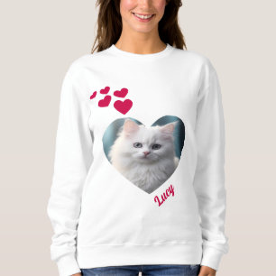 Sudadera Foto Y Nombre Mascota Personalizados Con Formas Pa