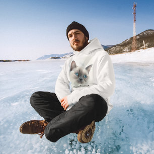 Sudadera Foto y nombre personalizados Personalizados de la