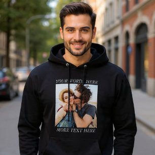 Sudadera Foto y Texto Personalizados