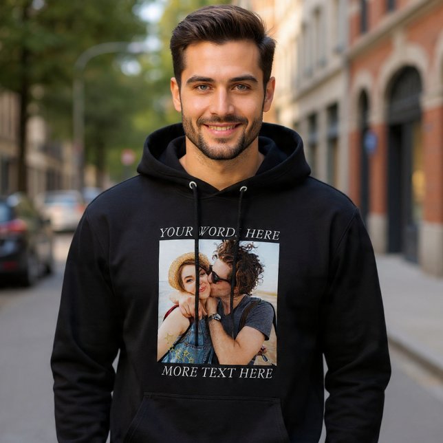 Sudadera Foto y Texto Personalizados (Subido por el creador)