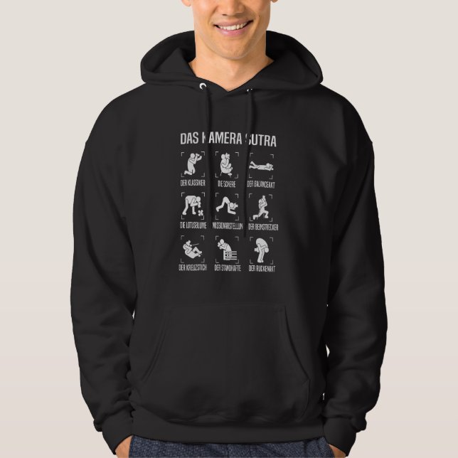Sudadera Fotografía de fotógrafos subtra de cámara (Anverso)