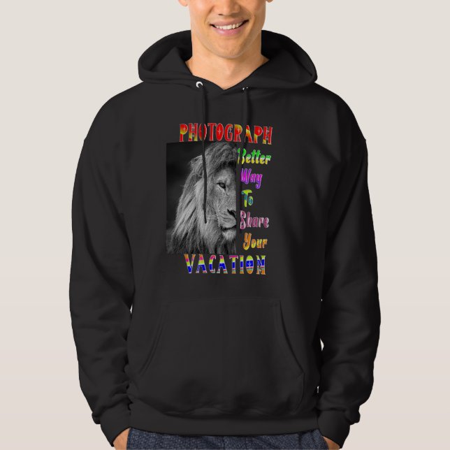 Sudadera Fotografía Mejor Forma De Compartir Sus Vacaciones (Anverso)