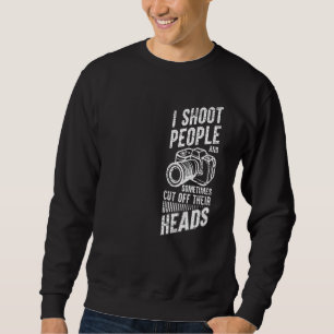 Sudadera Fotografía Que Disparo A La Gente Y A Veces Corto