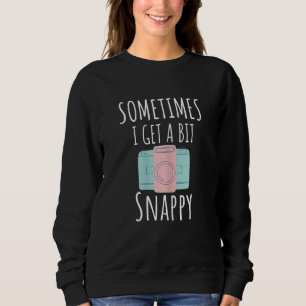 Sudadera Fotografía Vintage Femenina Lindo A Veces Me Pongo