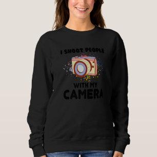 Sudadera Fotografío a las personas con mi cámara Cool Cam