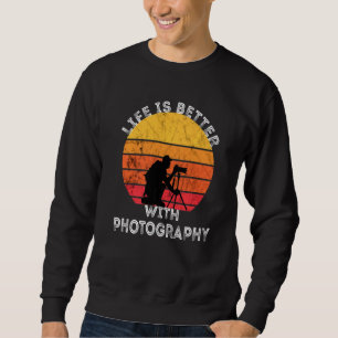Sudadera Fotógrafo Cámara Fotografía Retro Vintage Soles