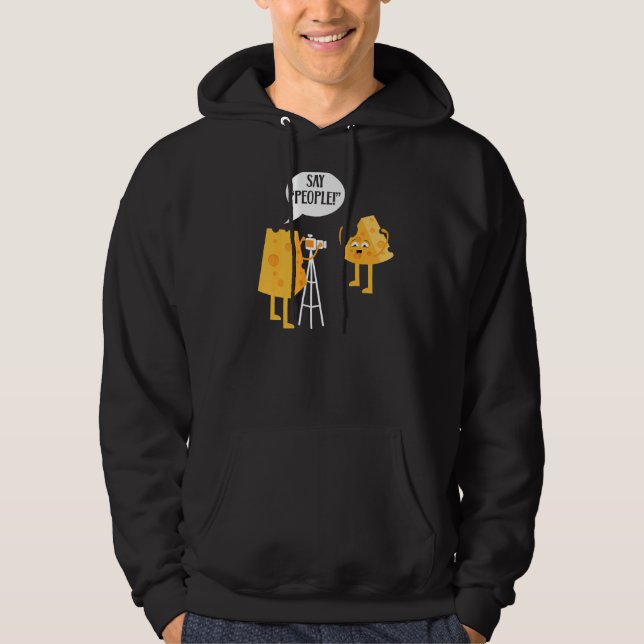 Sudadera Fotógrafo Cheesy Mozzarella Cheddar Camera 1 (Anverso)