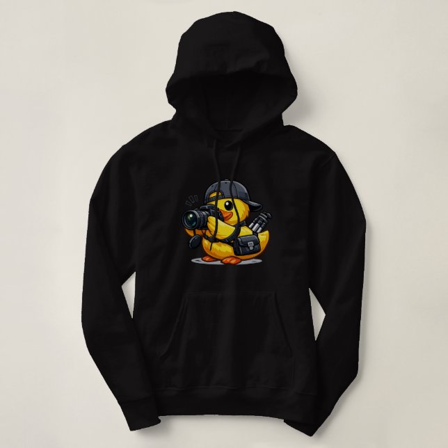 Sudadera Fotógrafo de Pato de Goma (Diseño del anverso)