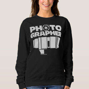 Sudadera Fotógrafo fotógrafo fotográfico de lentes de cámar