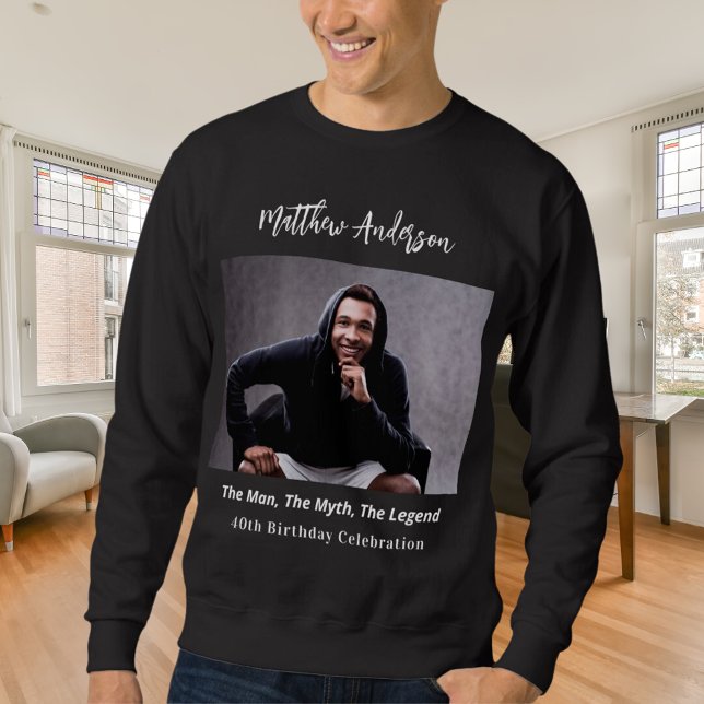 Sudadera Fotos de cumpleaños mito leyenda del nombre divers (Subido por el creador)