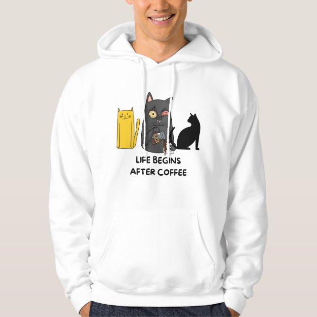 Sudadera fotos de los amantes del gato de los camisas suave (Anverso)
