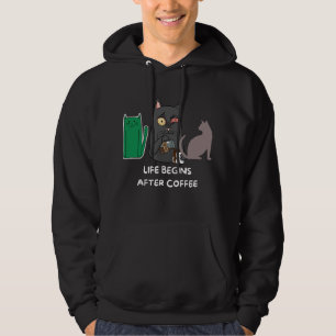 Sudadera Fotos del gato Hoodie para los amantes del café ne