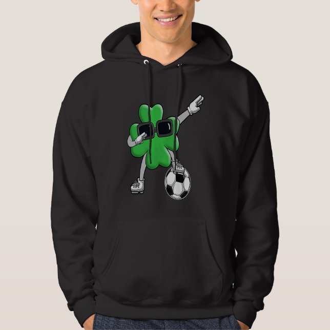 Sudadera Four Leaf C Soccer Patrick's Day Lucky Day (Anverso)