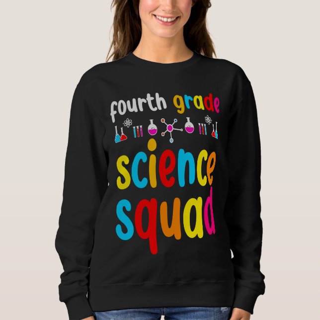 Sudadera Fourth Grade Science (Anverso)