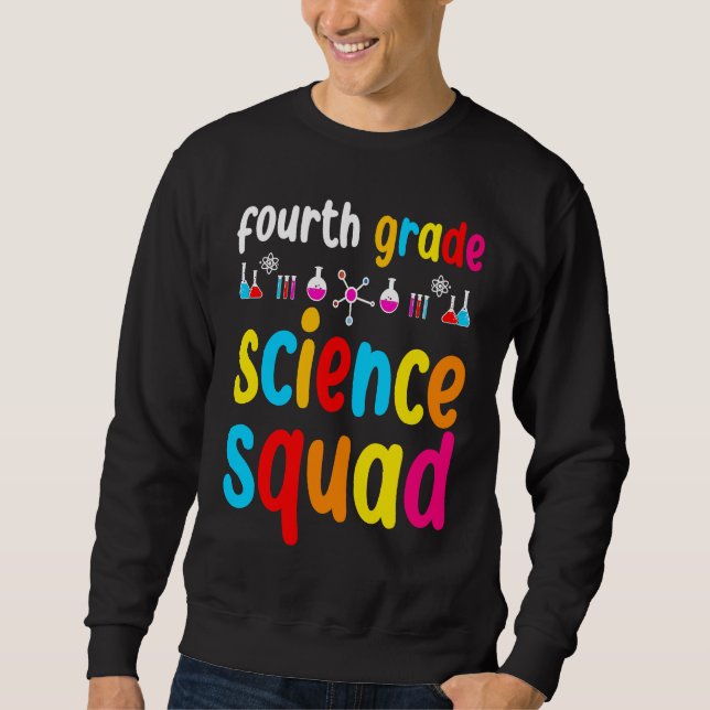 Sudadera Fourth Grade Science (Anverso)